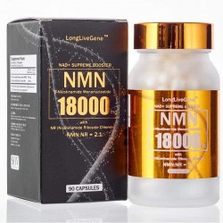 LongLiveGene NMN 400mg Serving Nicotinamide Mononucleotide Direct NAD+ Supplement with an Extra Riboside 200mg