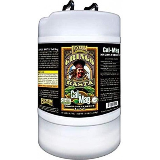 FoxFarm Gringo Rasta Cal-Mag Liquid 15 Gallon, FX14298