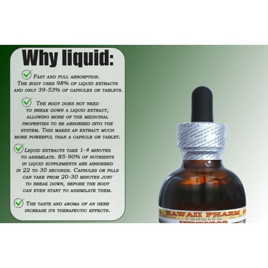 Bladderwrack Alcohol-Free Liquid Extract, Bladderwrack (Fucus Vesiculosus) Glycerite Herbal Supplement 2x32 oz Unfiltered