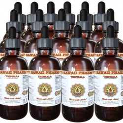 Triphala Liquid Extract, Organic Triphala Blend Tincture Herbal Supplement 15x4 fl.oz