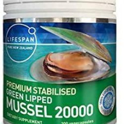 Lifespan Greenlip Mussel 20000mg (200 Capsules) X2