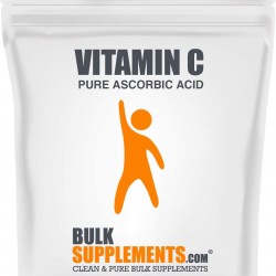 BulkSupplements.com Vitamin C Powder - Pure Ascorbic Acid (25 Kilograms - 55 lbs) Non-GMO - Gluten Free