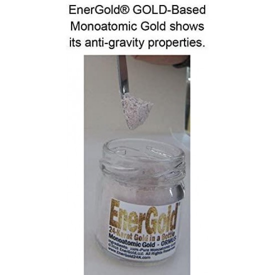 EnerGold World's ONLY Pure-Gold-Based M-State Monoatomic Gold/ORMUS! No Salt, Dyes, or Fillers!