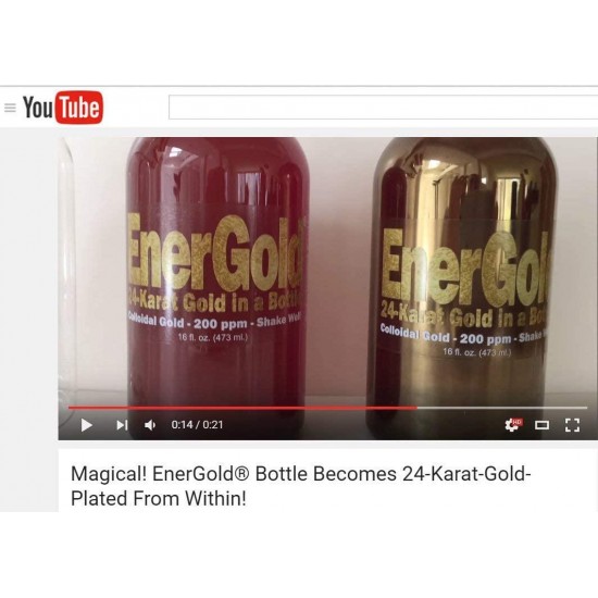 EnerGold World's ONLY Pure-Gold-Based M-State Monoatomic Gold/ORMUS! No Salt, Dyes, or Fillers!