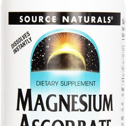 Source Naturals Magnesium Ascorbate, Powder, 8 Ounce (Pack of 12)