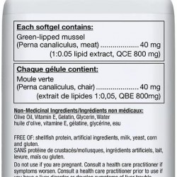 Omega XL 300 Capsules - Green Lipped Mussel New Zealand, Omega 3 Natural Joint Pain Relief & Inflammation Supplement