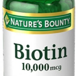 Nature's Bounty Biotin 10,000 mcg, Rapid Release Softgels 120 ea (Pack of 12)