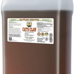 Cat's Claw Alcohol-Free Liquid Extract, Cat's Claw (Uncaria Tomentosa) Dried Inner Bark Glycerite Herbal Supplement 64 oz