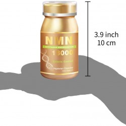 Lovita NMN 18000, 600mg Per Serving (Nicotinamide Mononucleotide), with NR (Nicotinamide Riboside) and Resveratrol, 99% Purity, Boost NAD+ Levels, Anti Aging, 60 Vegetarian Enteric Coated Capsules