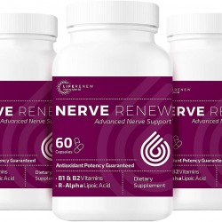 Life Renew: All-Natural Neuropathy Support Supplement with Stabilized R-Lipoic Acid - Absorbs Fast - Alternative Nerve Pain Treatment - 30 Day Supply (60 Count) - 3pk