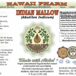 Indian Mallow, Dong Kui Zi (Abutilon Indicum) Tincture, Dried Seed Liquid Extract, Indian Mallow, Glycerite Herbal Supplement 2x32 oz