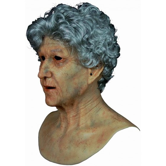 Lifelike Soft Silica Wrinkle Grandma Mask Soft Silica Mask LNV-2