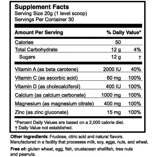 Calcium Magnesium 100-600 gm - 6 Pack