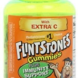 Flintstones Childrens Multivitamin Plus Immunity Support Gummies - 150 per Pack - 24 Packs per case.