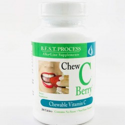Chew C Berry (12 Pack) Chewable Vitamin C (Ascorbic Acid) | Antioxidant Flavonoids Supplement with Rose Hips (Rosa Canina) & Rutin (Sophora Japonica) | Morter HealthSystem B.E.S.T. Process Alkaline