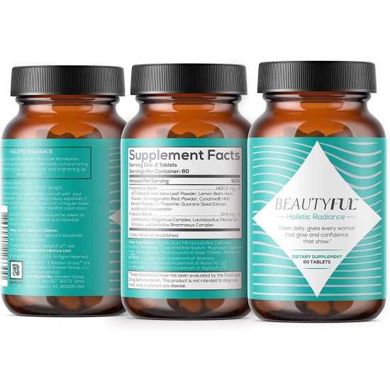 Beautyful™ | Natural Dietary Supplement for Women's Gut Health, Mood, Energy, Skin, Nails and Hair