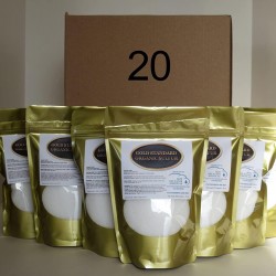 Gold Standard Organic Sulfur Crystals 20lb - 99.9% Pure MSM - Largest Granular Flakes Available - 3rd Party Tested