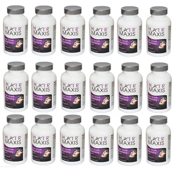 18 X Bottle of Hair Maxis Supplement Support Faster Growth Healthier Softer Stops Hair Loss
