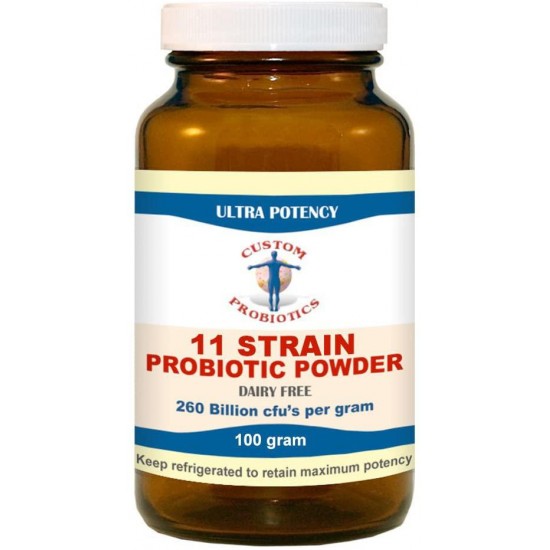 Custom Probiotics - 11 Strain Custom Probiotic Powder (100 Gram)