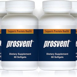 Prosvent – Natural Prostate Health Supplements for Men – Clinically Tested Ingredients - Saw Palmetto, Pygeum, Lycopene, Stinging Nettle, Beta Sitosterol, Pumpkin Seed Oil. 6 Month Supply – 360 Count