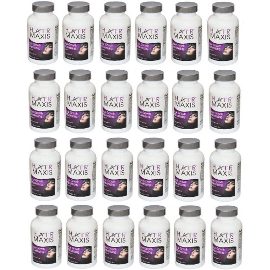 24 X Bottle of Hair Maxis Supplement Support Faster Growth Healthier Softer Stops Hair Loss