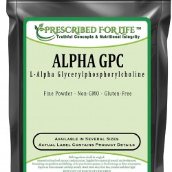 Prescribed for Life Alpha GPC - L-Alpha Glycerylphosphorylcholine Powder, 2 kg