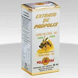 Case of 24 Units Polenectar Brazil Premium Bee Green Propolis Extract WF60 Wax Free 60 30 ml by JLBrazil