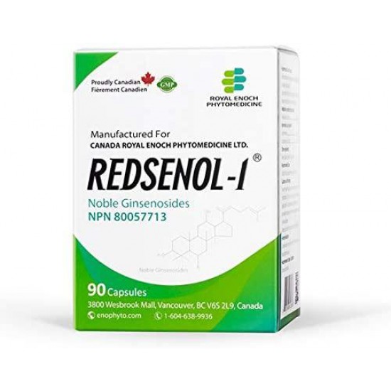 Redsenol – Contain 16 Rare Ginsenosides: Rk2 Rg5 Rh2 Rk1 Rk3 – Panax Ginseng Extract, 20% Rare Ginsenosides – 2 Boxes x 90 Capsules