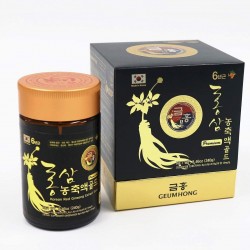 GeumHong Korean Panax Red Ginseng Extract Gold Premium 100% 6-Year Roots Only (240G) - Highly Potent, Enhance Immunity, Mental Performance, Stamina & Energy, Men & Women
