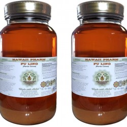 Fu Ling Alcohol-Free Liquid Extract, Fu Ling, Poria (Poria Cocos) Sclerotia Glycerite Herbal Supplement 2x32 oz Unfiltered