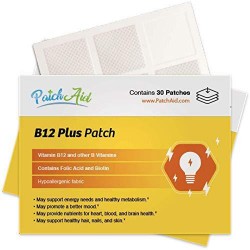 B12 Topical Patch by PatchAid (12-Month Supply)