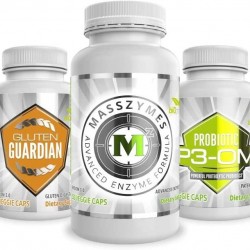 BiOptimizers Ultimate Digestive Solution Bundle - P3-OM - Gluten Guardian - MassZymes - Doctor-Fomulated (460 Capsules)
