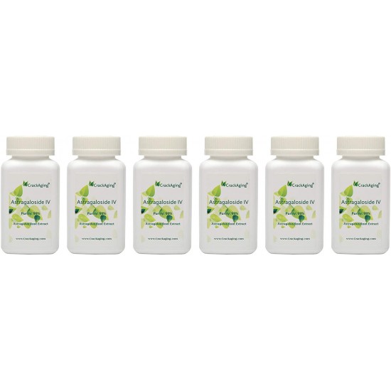 Super-Absorption Astragaloside IV 98% 50mg/Cap 360 Caps in 6 Bottle