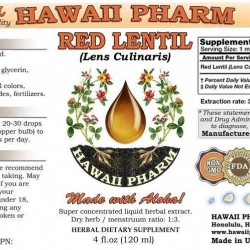 Red Lentil (Lens Culinaris) Tincture Dried Seed Liquid Extract, Red Lentil, Herbal Supplement 20x4 oz