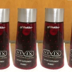 Shaklee Vivix® Dietary Supplement * NEW LIQUIGEL CAPSULES * Slow Cellular Aging Naturally (4 Bottles)
