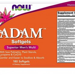 Now Foods Adam Men's Multiple Vitamin - 180 Softgels 12 Pack