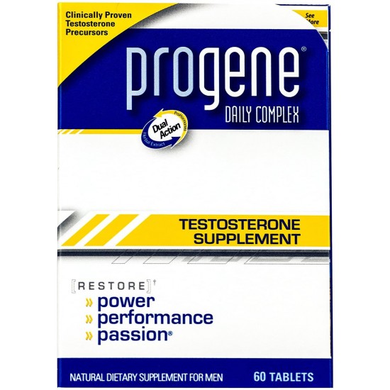 Progene 360ct Testosterone Supplement - Doctor Recommended with Clinically Proven Testosterone Precursors - Increase Levels for More Energy and Lean Muscle - Tribulus, Tongkat Ali, L-Arginine