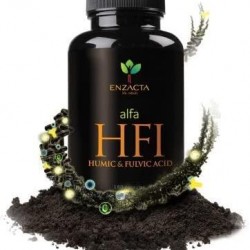 Alfa HFI Humic and Fulvic Acid. 180 capsules bottle.