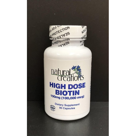 High Dose Biotin Bundle - 4 Bottles of 90 capsules each