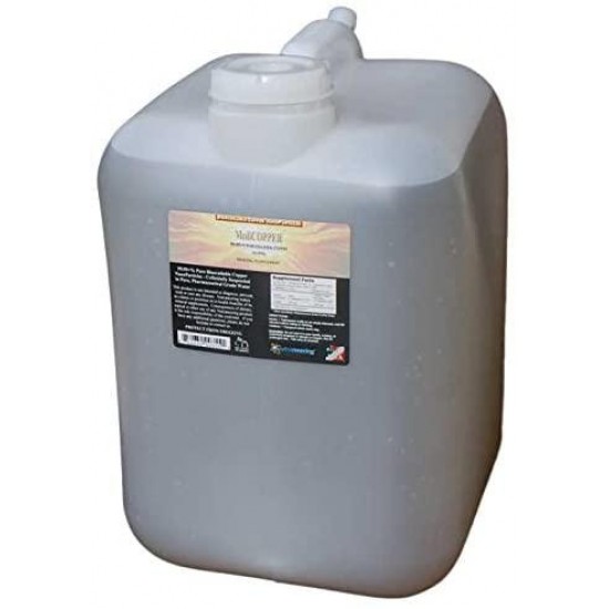 MediCOPPER - True Colloidal Copper - 5 US Gallons in a BPA Free Plastic jug