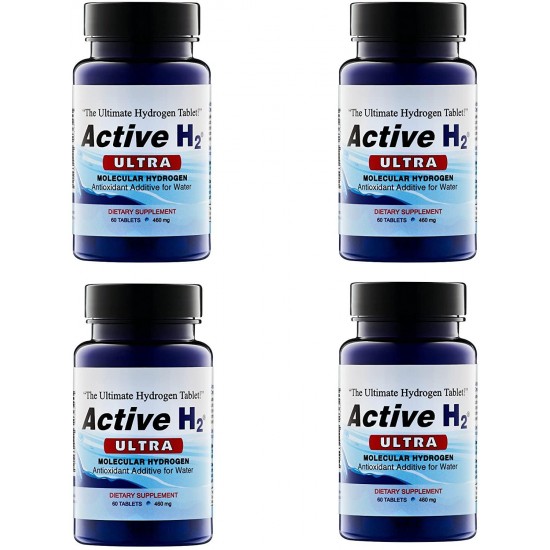 Quicksilver Scientific Active H Molecular Hydrogen Tablets 4 pack 240 Tablets