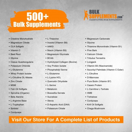 BulkSupplements.com Magnesium Citrate (25 Kilograms - 55 lbs)
