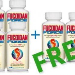 FUCOIDAN FORCE® 6 Bottles Pack (4+2 Free) #1 FUCOIDAN Supplement in The World, Made in USA - Formulated for Maximum Power & Benefits