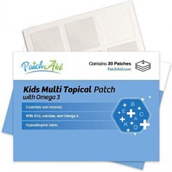Kids Multi Plus Topical Patch with Omega-3 by PatchAid (12-Month Supply)
