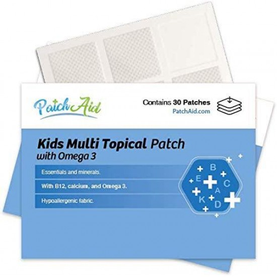 Kids Multi Plus Topical Patch with Omega-3 by PatchAid (12-Month Supply)