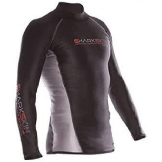 Sharkskin Men's Chillproof Long Sleeve Shirt Exposure Garment for Scuba Diving, Surfing, Snorkeling ETC.