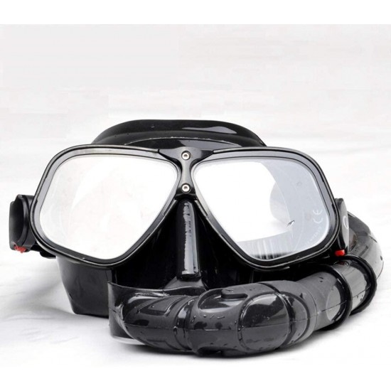 Nologo Ping Bu Qing Yun Swimming Goggles - Silicone Goggles Freediving Mask Professional Scuba Diving Equipment Snorkeling Sambo Swim Mask
