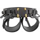 Petzl C038BA01 New Falcon Lightweight Seat Harness for Rescue Operations Involving Rope Ascent, Size 1, Black