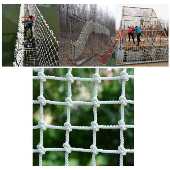 Children Indoor and Outdoor Climbing Net Safety Net Railing Protection Net Construction Safety Net Soccer Net Seine High Altitude Anti-Fall Net Indoor Decoration Net