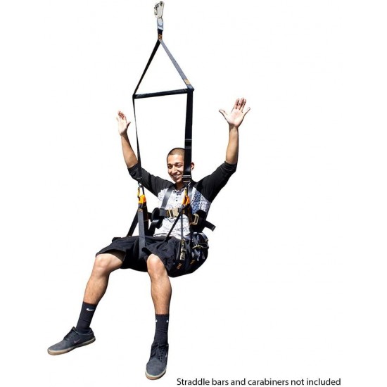 Fusion Climb Roar Maximum Comfort Full Body Zipline Hammock Harness